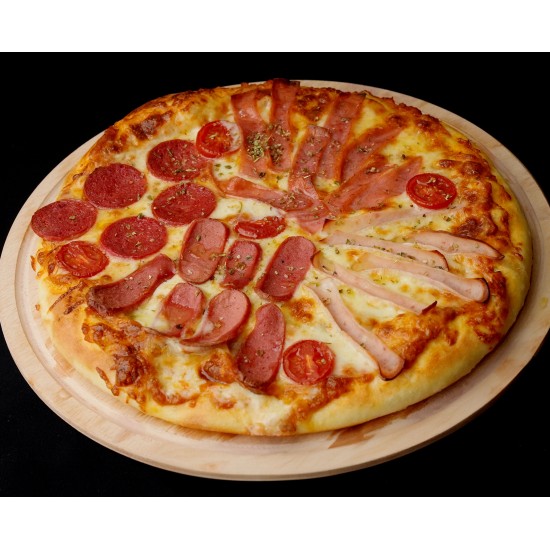 Cold meat pizza